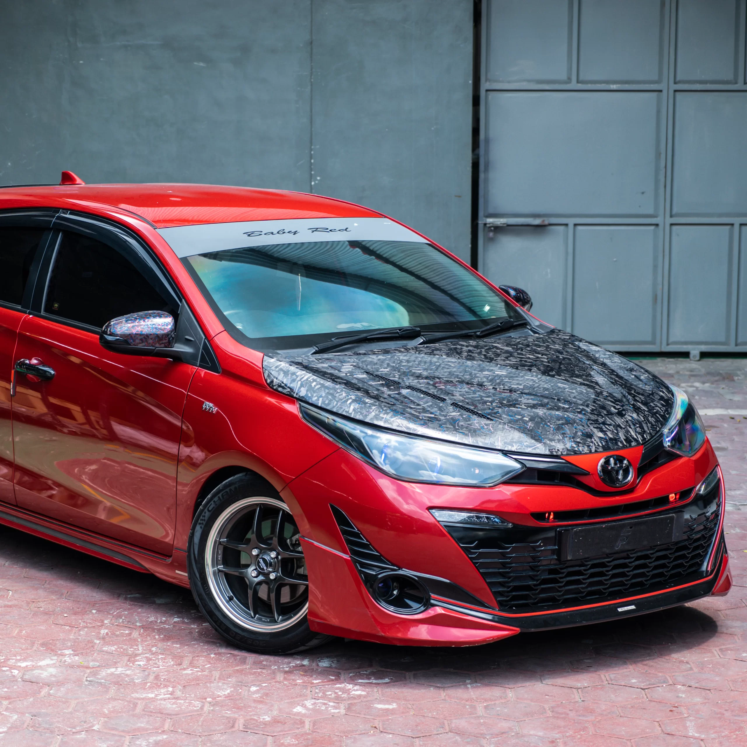 YARIS JOKER kap mesin carbon yaris
