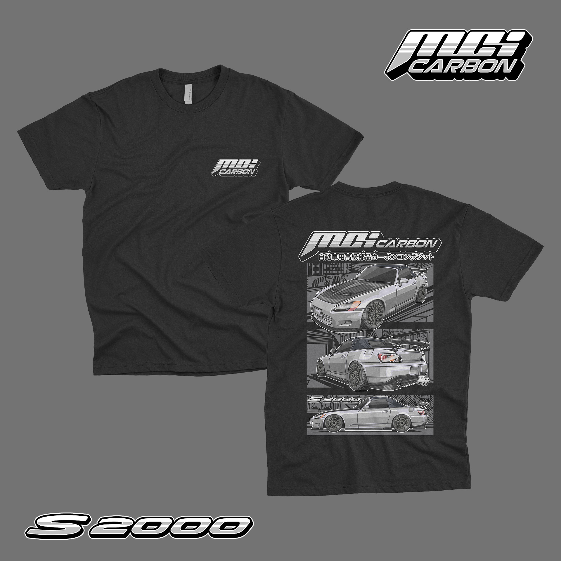 T-shirt MCI Carbon T-shirt MCI Carbon