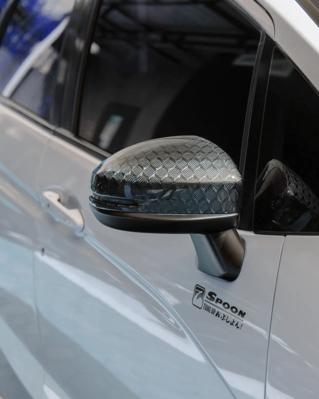 Cover spion carbon fiber untuk Honda Jazz GK5